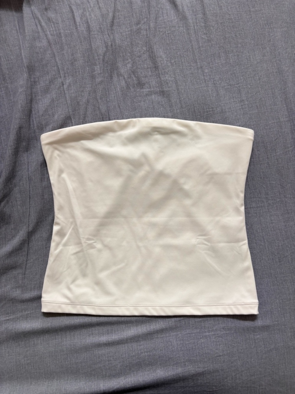 OAK + FORT Cream Tube Top